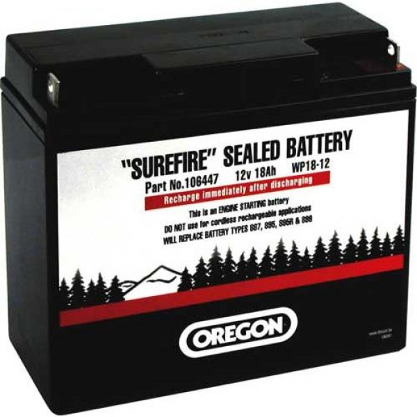 Akumulator 12V 18Ah - desno plus za Castelgarden, Honda, John Deere, Alko, Simpicity, Stiga MERE: D180MM x Š75MM x V165MM