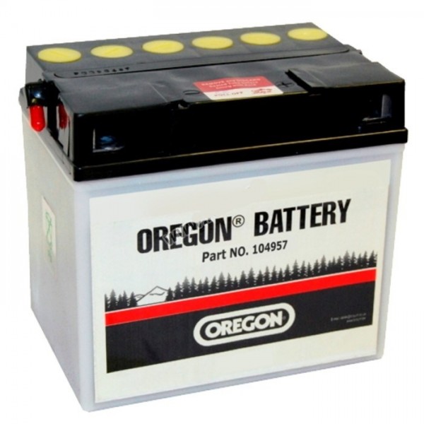 Akumulator OREGON 12V 30Ah - desno plus za različne modele traktorjev MERE: D196MM x Š131MM x V184MM