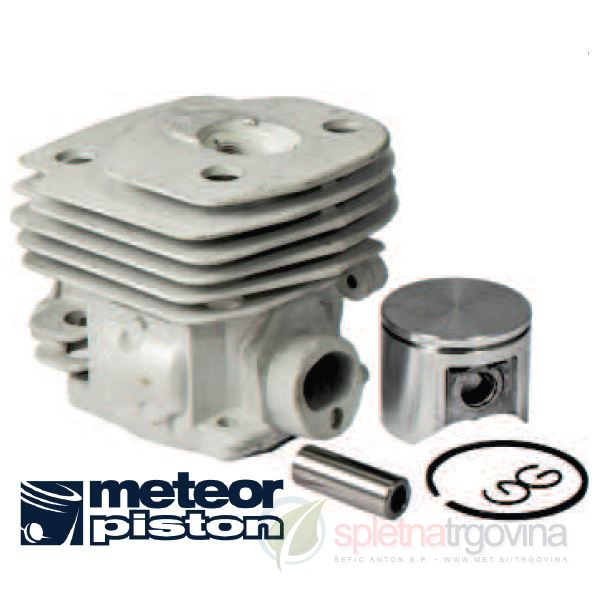 Cilinder z batom Husqvarna 350, 353, 346XP - D45MM - METEOR PISTON