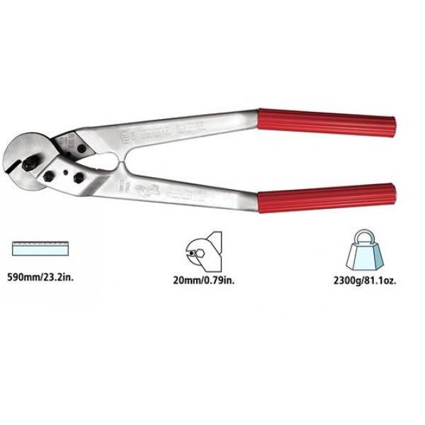 Dvoročne škarje za rezanje kabla FELCO C16E