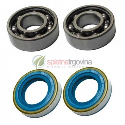 Komplet ležajev in semeringov za HUSQVARNO 61, 66, 266