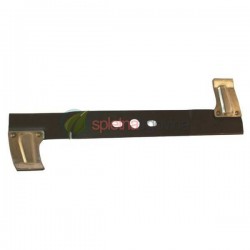 Nož AL-KO L48cm - 48HS, 48ES, 48BS, 48EH, 48BH, 48E, 48B - A:475mm, B:19,7mm, C:70mm, D:55mm, E:12,7mm x 20mm