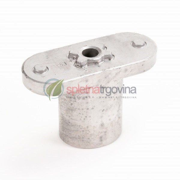 Prirobnica noža daljša MTD - A: 25,4mm, B: zvezda, C:19,5mm, D: 54,5mm, E: 63,5mm