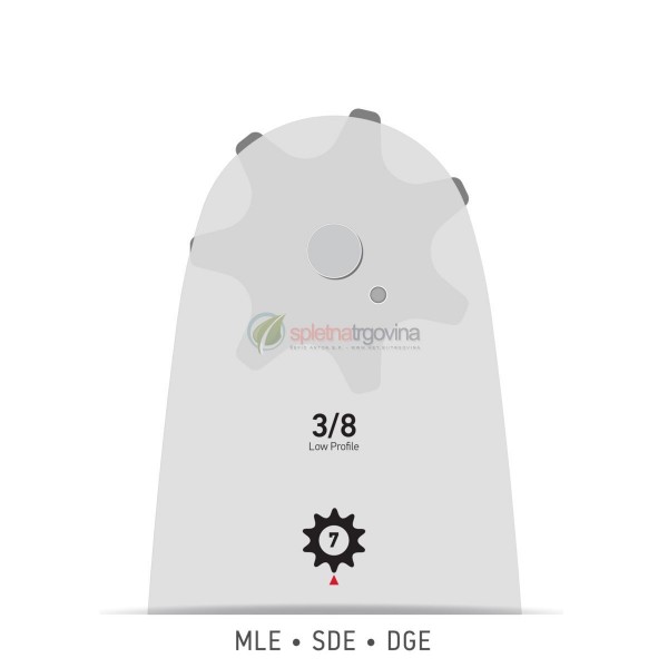 Meč za žago DOLMAR 35CM - 3/8 PICCO 1.3 MM 52 ČL. / 26 ZOB DOUBLE GUARD Meč za žago DOLMAR 35CM - 3/8 PICCO 1.3 MM 52 ČL. / 26 ZOB DOUBLE GUARD