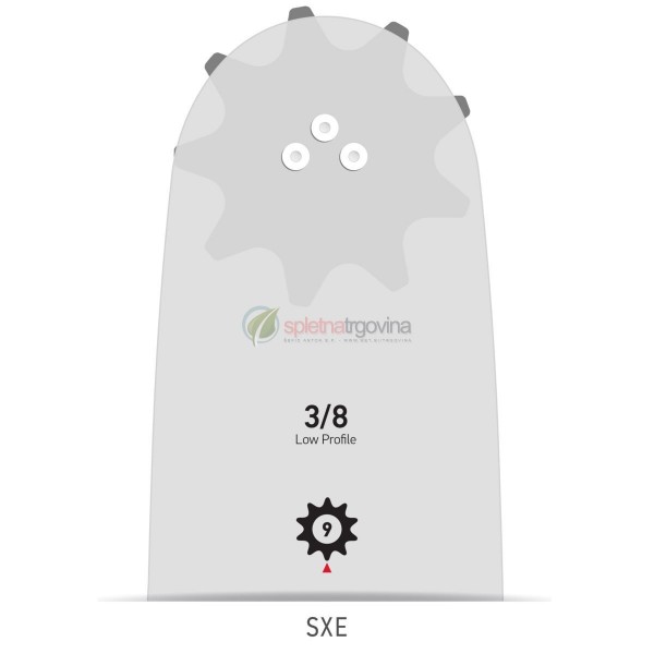 Meč za žago DOLMAR 40CM - 3/8 PICCO 1.3 MM 57 ČL. / 28,5 ZOB AdvanceCut